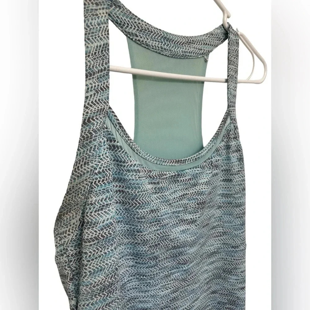 MPG Mondetta Womens blue Athletic Dress Tennis Golf Racerback Built In Bra - Picture 2 of 10